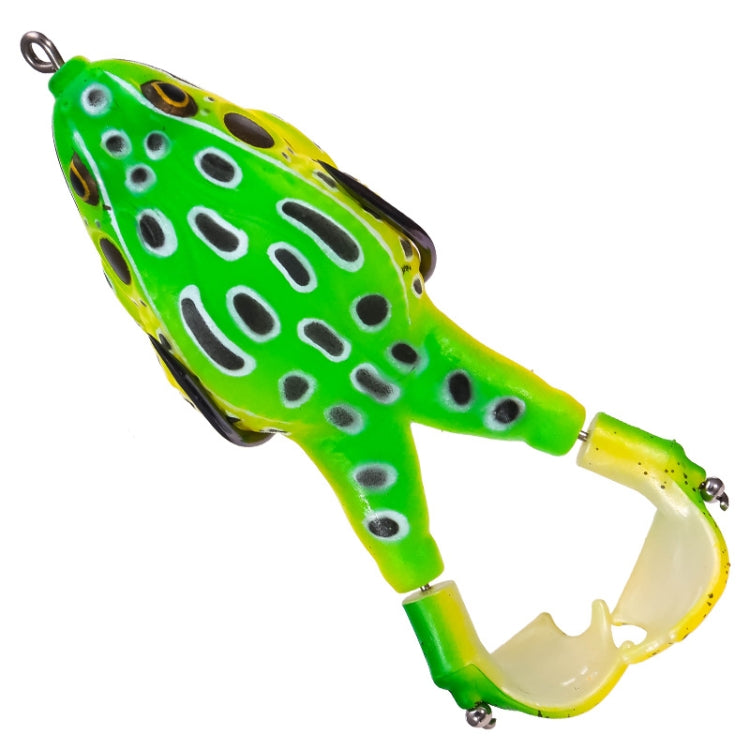 2 PCS Rotating Leg Thunder Frog Simulation Road Sub-Soft Bait, Specification: Small 7.5cm 8.5g