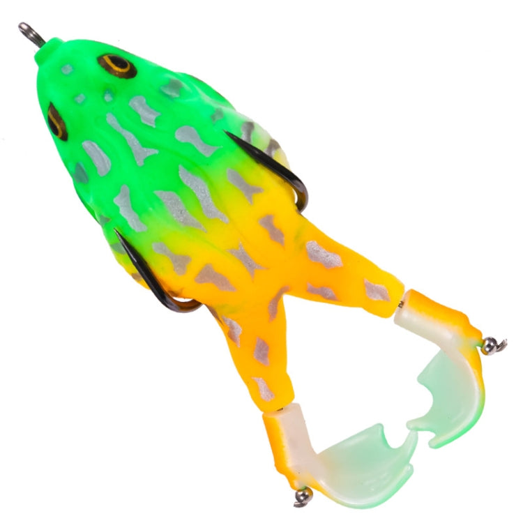 2 PCS Rotating Leg Thunder Frog Simulation Road Sub-Soft Bait, Specification: Small 7.5cm 8.5g