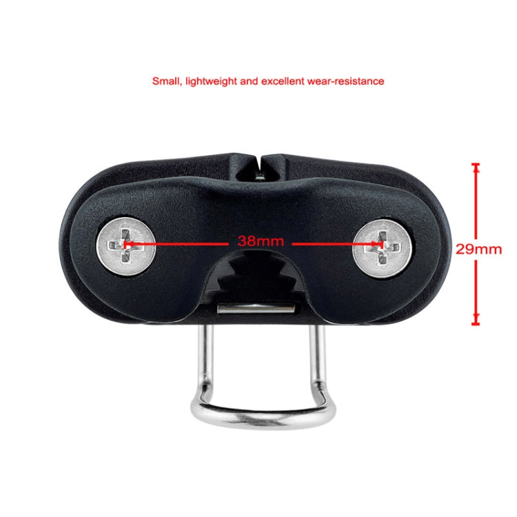 Double Nylon Ball Rope Clamp With Guide Ring Automatic Rope Clamp Boat Accessories With Guide Ring