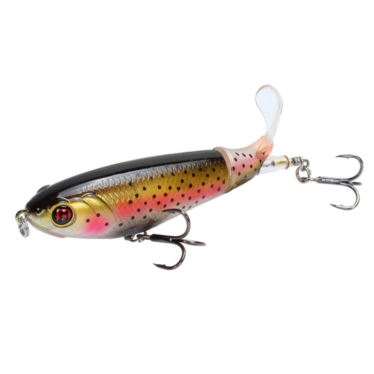 2 PCS Spiral Tractor Hard Bait 17g 10.5cm Floating Pencil Sub-Propeller Fish Bait