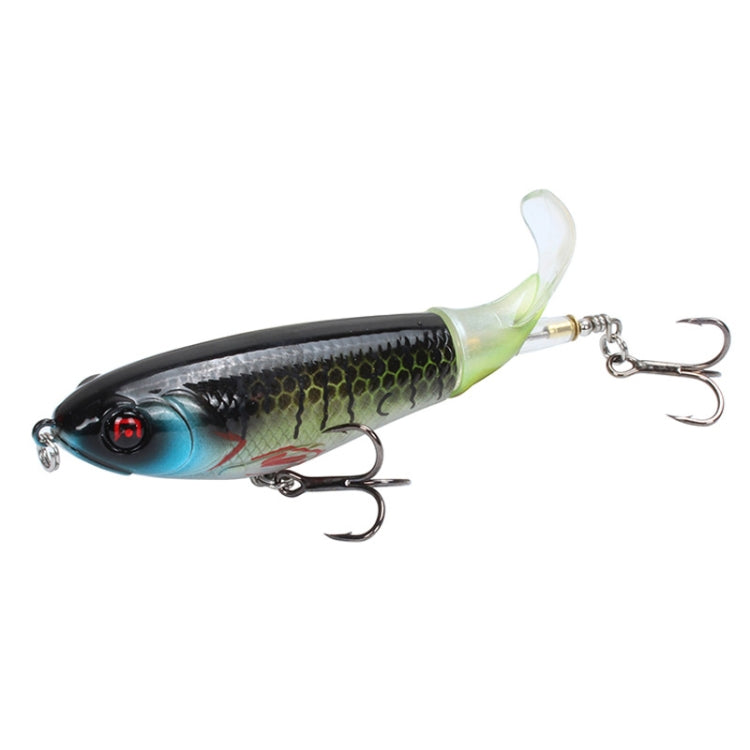 2 PCS Spiral Tractor Hard Bait 17g 10.5cm Floating Pencil Sub-Propeller Fish Bait