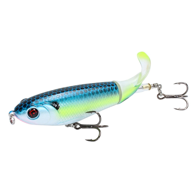 2 PCS Spiral Tractor Hard Bait 17g 10.5cm Floating Pencil Sub-Propeller Fish Bait