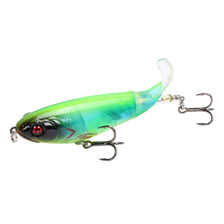 2 PCS Spiral Tractor Hard Bait 17g 10.5cm Floating Pencil Sub-Propeller Fish Bait