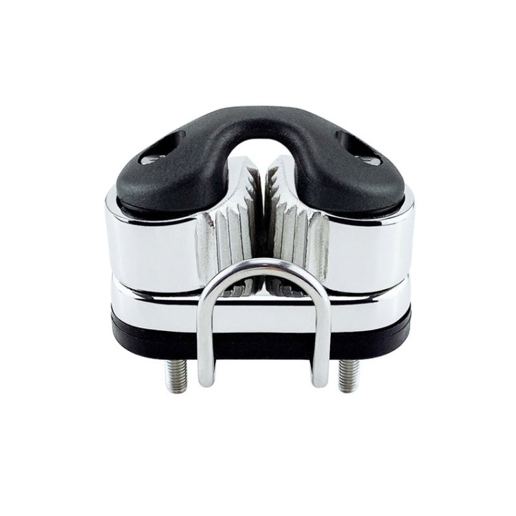 Stainless Steel Ball Rope Clamp With Guide Ring Automatic Rope Clamp Boat Accessories Stainless Steel Guide Ring