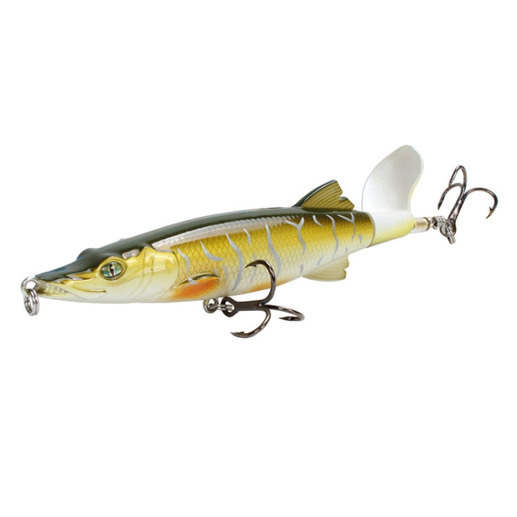 2 PCS 13cm Sub-Propeller Fish Bait Propeller Tractor Pencil Bionic Bait