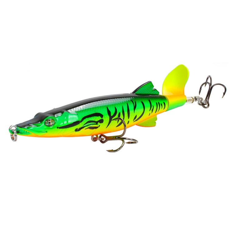 2 PCS 13cm Sub-Propeller Fish Bait Propeller Tractor Pencil Bionic Bait