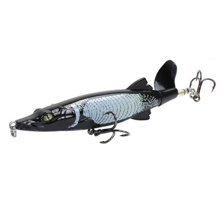 2 PCS 13cm Sub-Propeller Fish Bait Propeller Tractor Pencil Bionic Bait