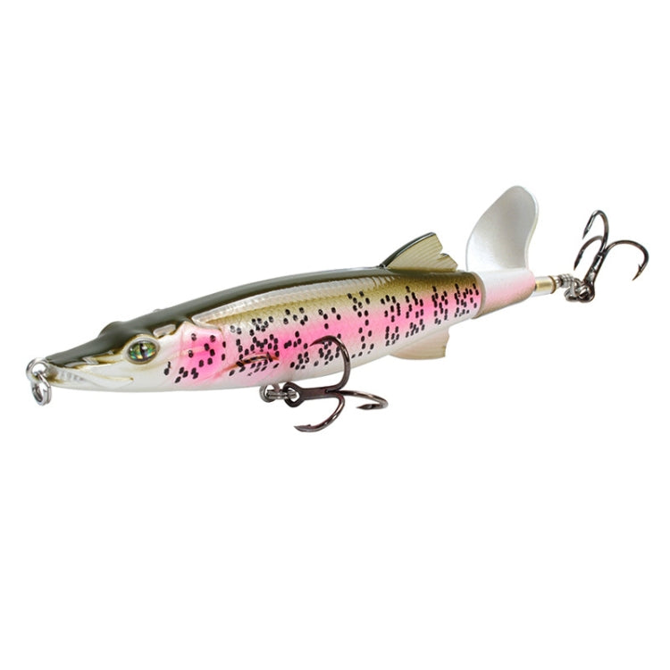 2 PCS 13cm Sub-Propeller Fish Bait Propeller Tractor Pencil Bionic Bait