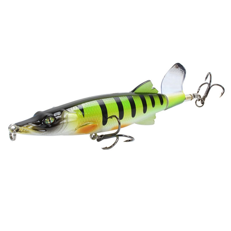 2 PCS 13cm Sub-Propeller Fish Bait Propeller Tractor Pencil Bionic Bait