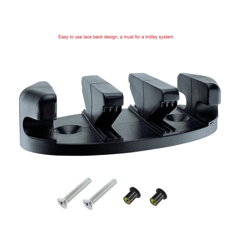 2 PCS Nylon Plastic Marine Tether Seat(With Screw)