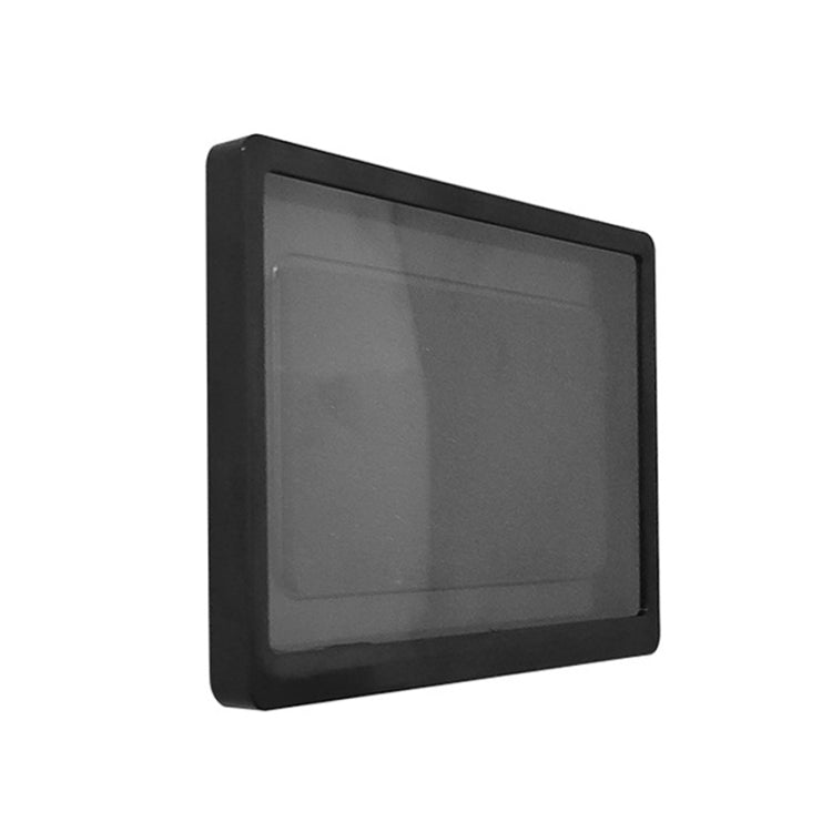 Bathroom Anti-Fog Mobile Phone Waterproof Box Rotatable Flat Punch-Free Bracket, Style: 10.2 Inches Rotating (Black)