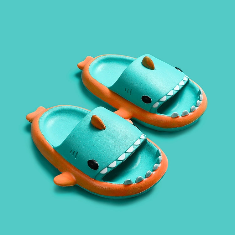 Stereo Color Shark EVA Slippers Children Non-Slip Soft Bottom Slippers, Size: 190