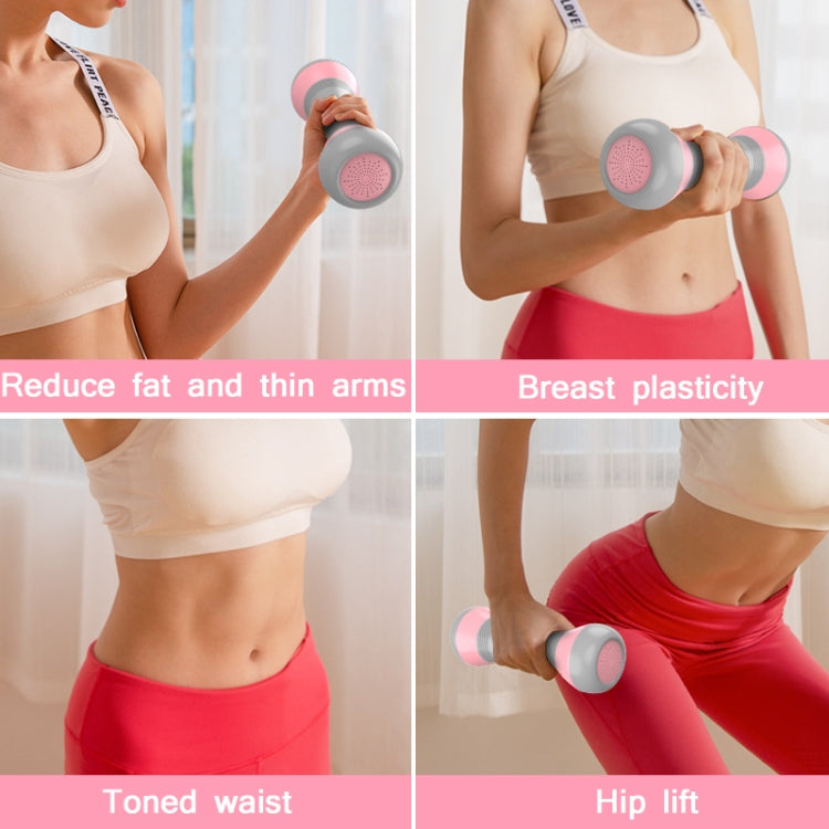 Ladies Home Adjustable Weight Fitness Dumbbells Arm Muscle Shaper, Weight: 2kgï¼ˆPinkï¼‰