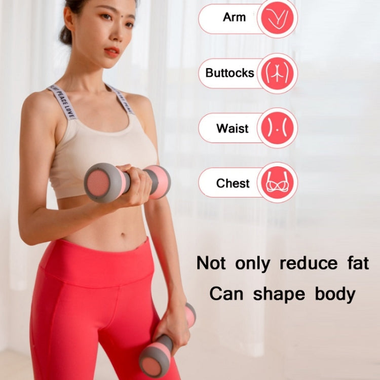 Ladies Home Adjustable Weight Fitness Dumbbells Arm Muscle Shaper, Weight: 2kgï¼ˆPinkï¼‰