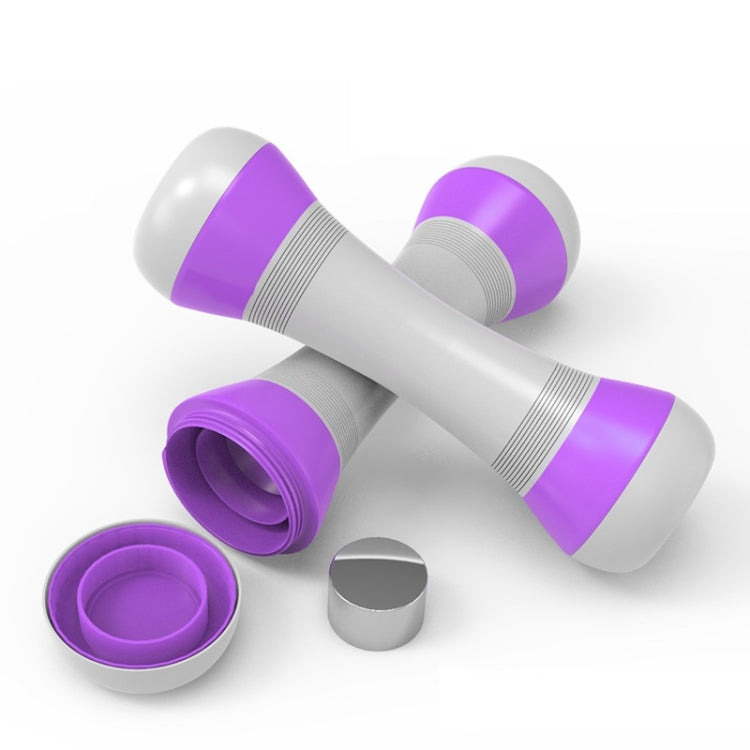 Ladies Home Adjustable Weight Fitness Dumbbells Arm Muscle Shaper, Weight: 4kgï¼ˆPurpleï¼‰