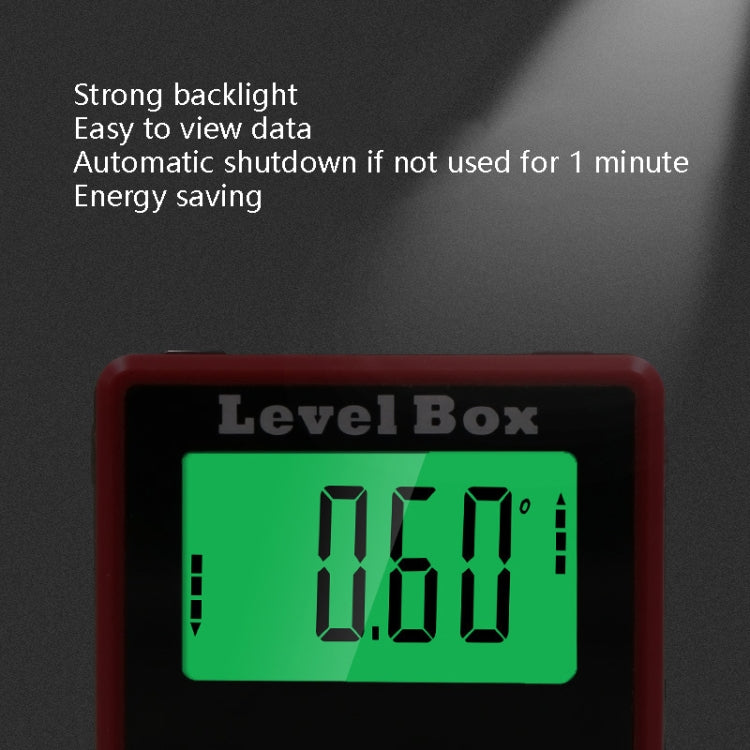 Precision Digital Inclinometer Electron Goniometers 4x90 Degree Magnetic Base Digital Protractor Angle Finder Bevel Box(Inclinationery)