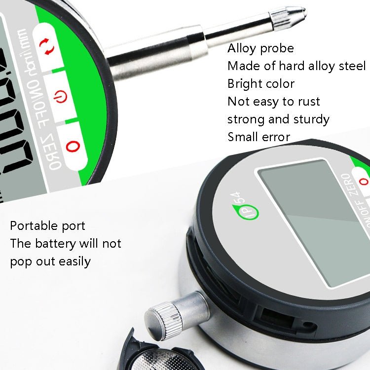 0-12.7mm Waterproof And Dustproof Digital Indicator For Stroke Measurement(Digital Dial Indicator)