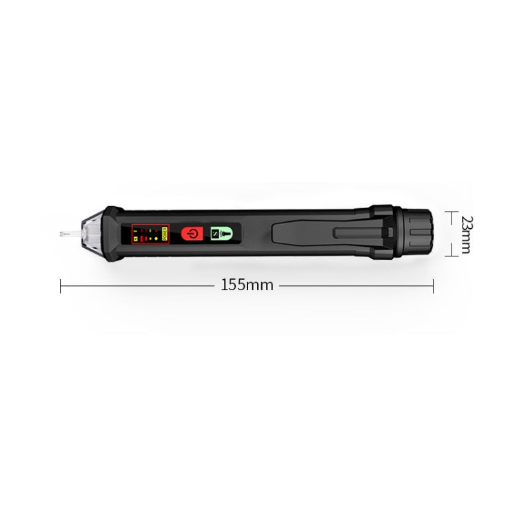 AVD05 Non-Contact Smart Electric Tester AC Voltage Detector Electrician Home Induction Electric Tester(Black)