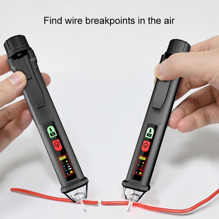 AVD05 Non-Contact Smart Electric Tester AC Voltage Detector Electrician Home Induction Electric Tester(Black)
