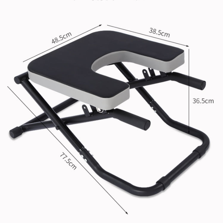 Household Yoga Auxiliary Inverted Bench Fitness Equipment(Black)