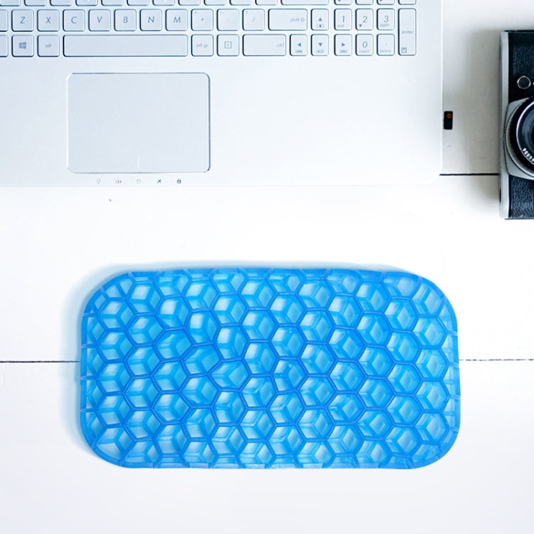 2 PCS TPE Pressure-Free Mouse Hand  Wrist Support Game Office Breathable Washing Massage Wrist Pad(Blue)