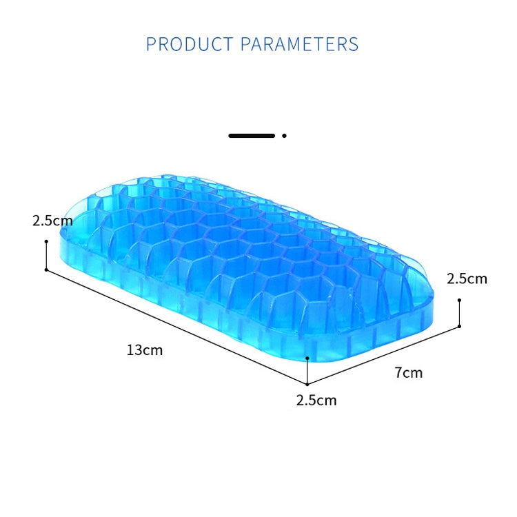 2 PCS TPE Pressure-Free Mouse Hand  Wrist Support Game Office Breathable Washing Massage Wrist Pad(Blue)