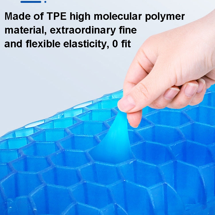 2 PCS TPE Pressure-Free Mouse Hand  Wrist Support Game Office Breathable Washing Massage Wrist Pad(Blue)