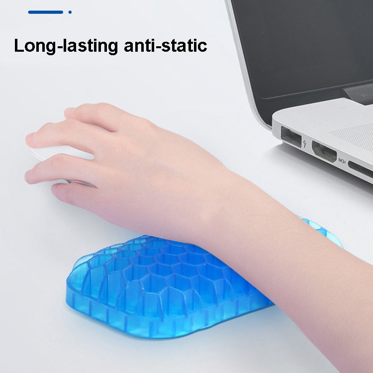 2 PCS TPE Pressure-Free Mouse Hand  Wrist Support Game Office Breathable Washing Massage Wrist Pad(Blue)