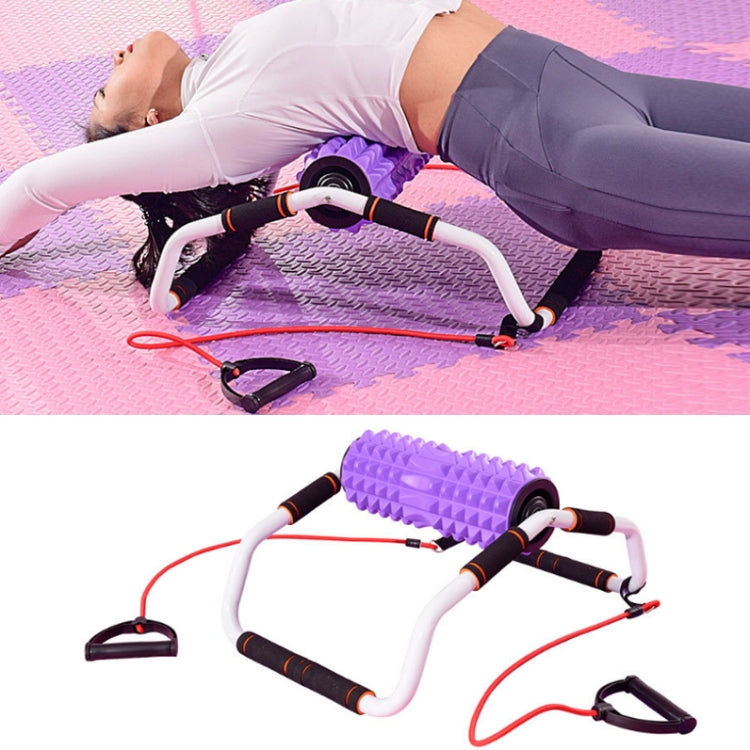 3 In 1 Indoor Multifunctional Yoga Foam Roller + Push-Up Holder + Pull Rope Fitness Equipment Set