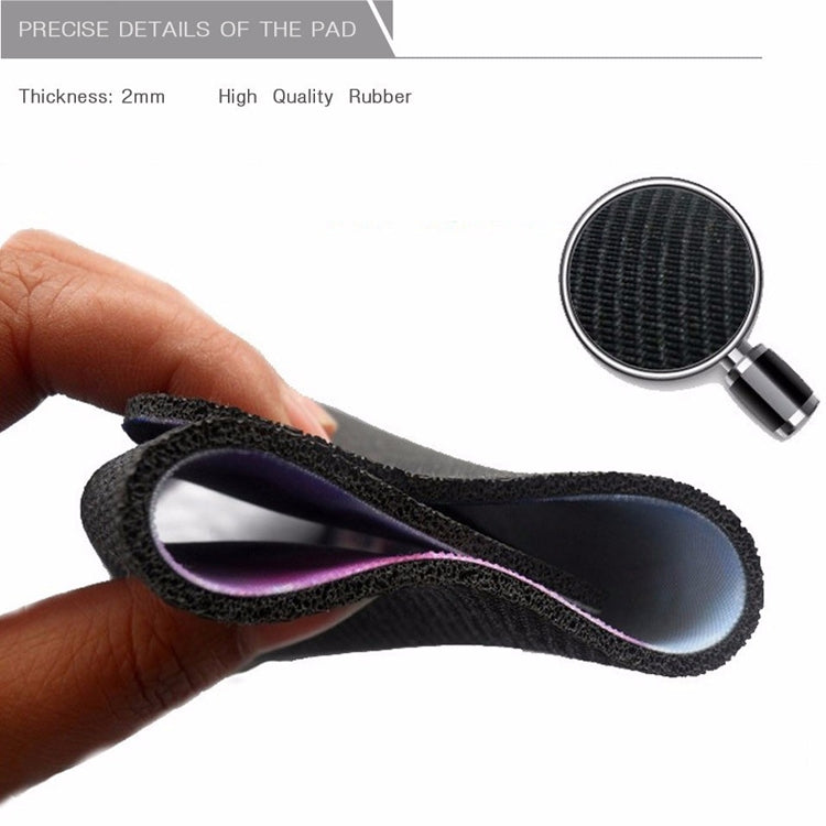 3 PCS Round Rose Flower Rubber Cloth Mouse Pad Heat Transfer Non-Slip Mouse Pad, Size:  20 x 20cm