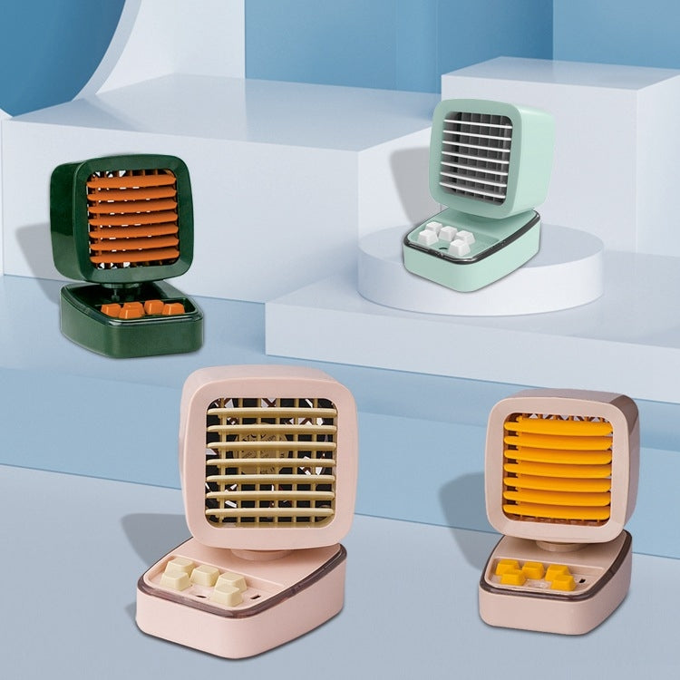 A5 Mini Humidifying Refrigeration Air Conditioning Fan USB Home Desktop Water Cooling Fan