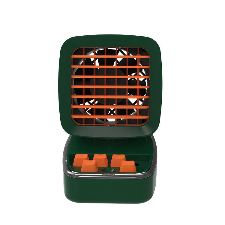 A5 Mini Humidifying Refrigeration Air Conditioning Fan USB Home Desktop Water Cooling Fan
