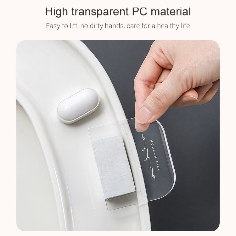 4 PCS FY-J109 Toilet Cover Handle Home No Dirty Hand Toilet Lift Lid Tool