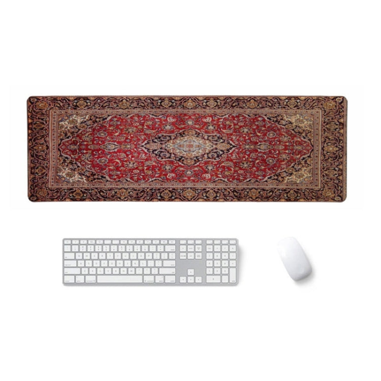 2 PCS Personality Retro Pattern Mouse Pad Office Game Keyboard Anti-Skid Pad, Dimensions: Overlock  300 x 600mm
