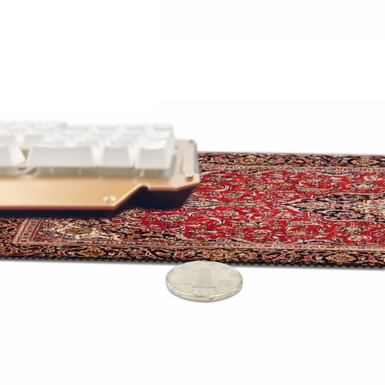 2 PCS Personality Retro Pattern Mouse Pad Office Game Keyboard Anti-Skid Pad, Dimensions: Overlock  400 x 900mm