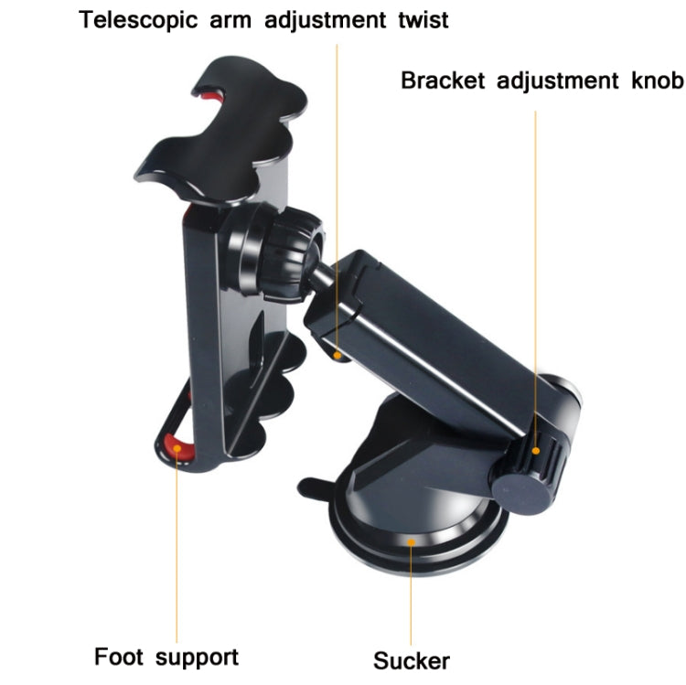 2 PCS Car Mobile Phone Tablet Suction Cup Holder