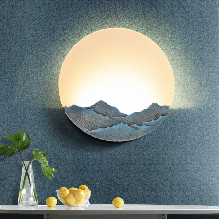 Chinese Style Wall Lamp LED Bedroom Bedside Lamp Living Room Decoration Lamps, Size:Ancient Silver Large