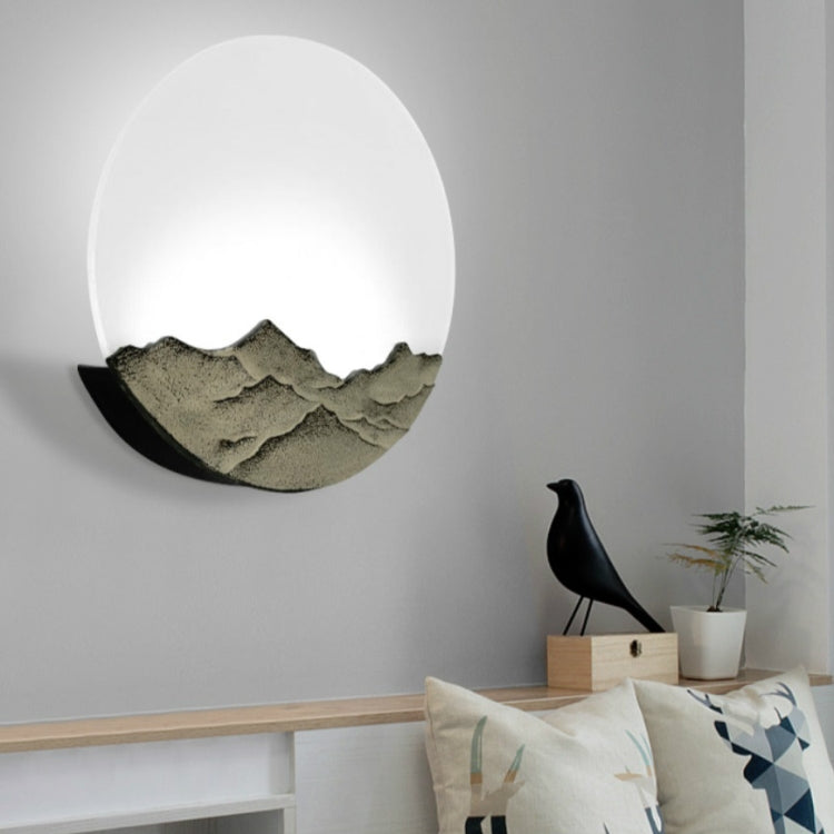 Chinese Style Wall Lamp LED Bedroom Bedside Lamp Living Room Decoration Lamps, Size:Ancient Silver Large
