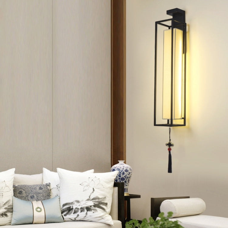 Chinese Style Wall Lamp Bedroom Bedside Living Room Decoration Lamps, Size:Small
