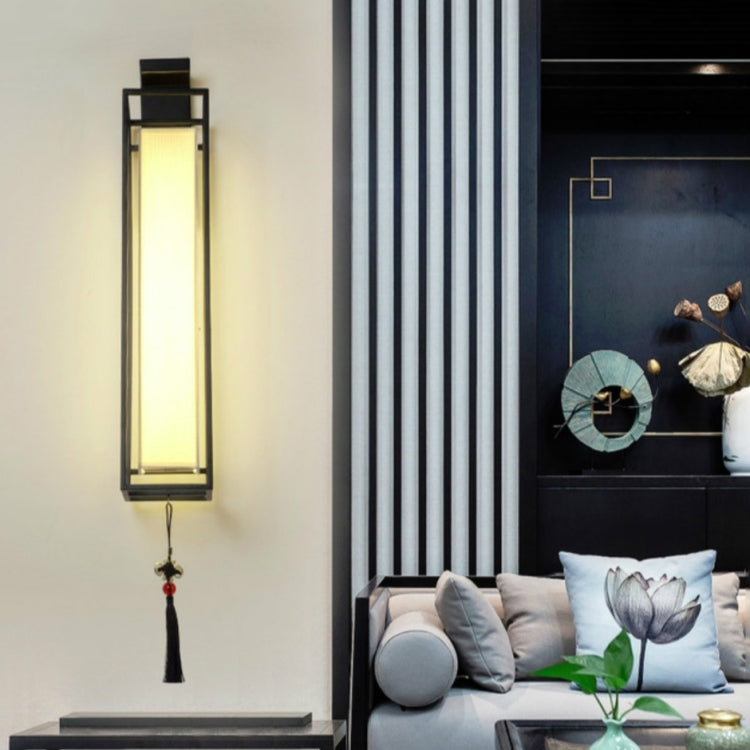Chinese Style Wall Lamp Bedroom Bedside Living Room Decoration Lamps, Size:Small
