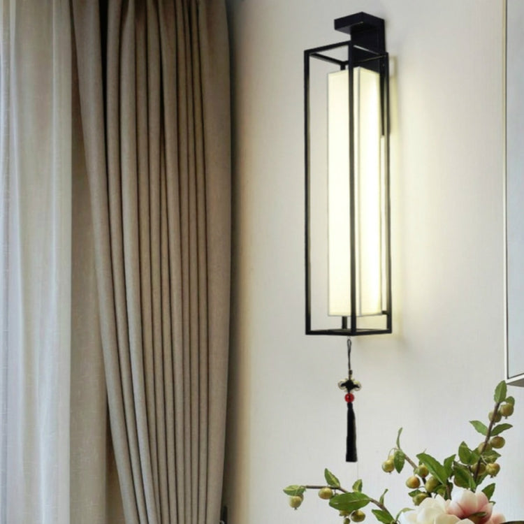 Chinese Style Wall Lamp Bedroom Bedside Living Room Decoration Lamps, Size:Small