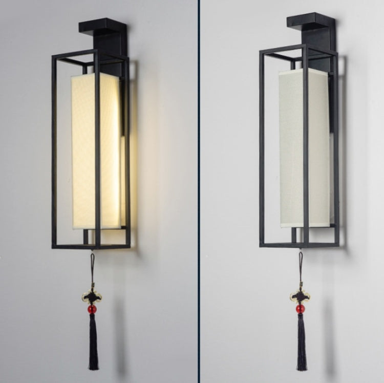Chinese Style Wall Lamp Bedroom Bedside Living Room Decoration Lamps, Size:Small