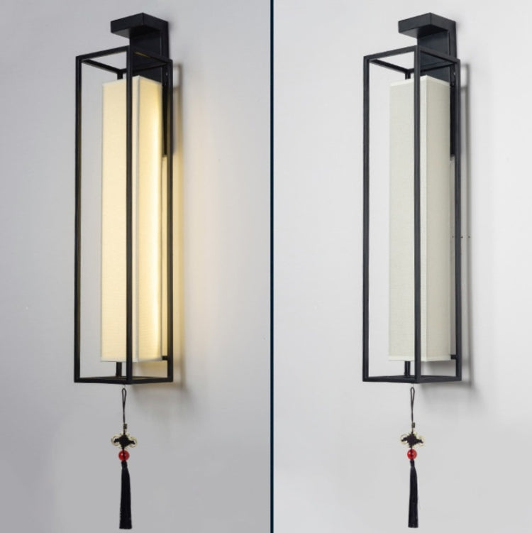 Chinese Style Wall Lamp Bedroom Bedside Living Room Decoration Lamps, Size:Large