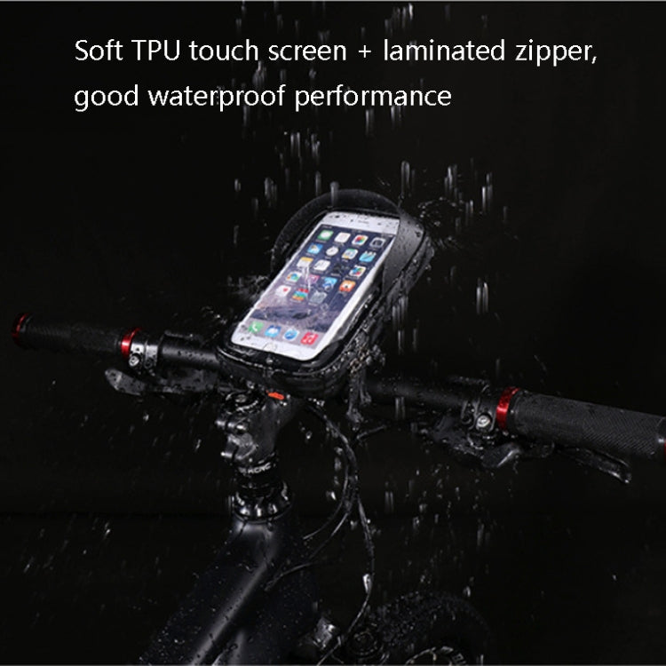 DCB-001 EVA Bicycle Waterproof Front Beam Bag Bike Touch Screen Mobile Phone Storage Bag(Bicycle Bag)
