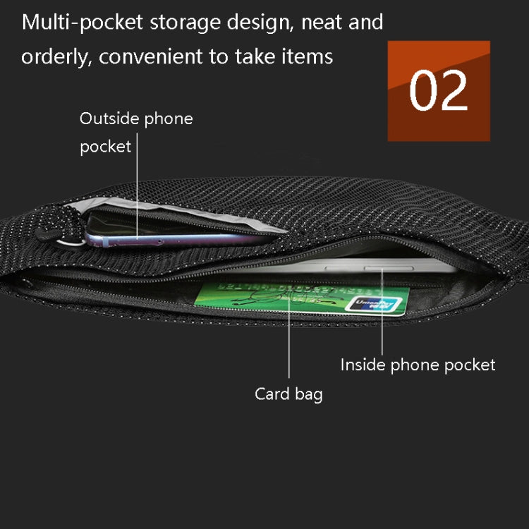 PYC-006 Outdoor Sports Waist Bag Portable Running Mobile Phone Storage Bag