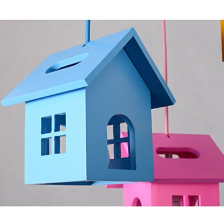 3-heads Creative Fashion Simple House Chandelier Bedroom Study Room kindergarten Lamps, Light Color:White Light