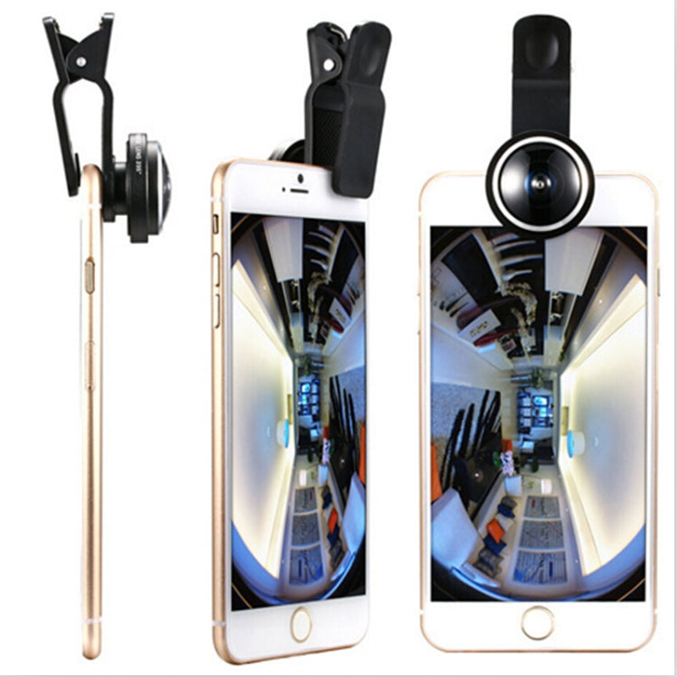 Super Fisheye Acrylic Lens Mobile Phone Universal Self-timer Special Effect Lens Mobile Phone External Lens