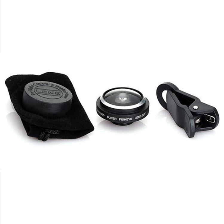 Super Fisheye Acrylic Lens Mobile Phone Universal Self-timer Special Effect Lens Mobile Phone External Lens