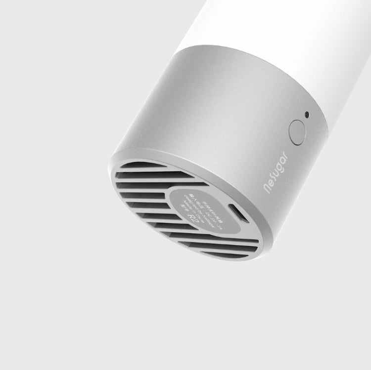 Portable Handheld Small Fan USB Fan Mini Leafless Fan(White)