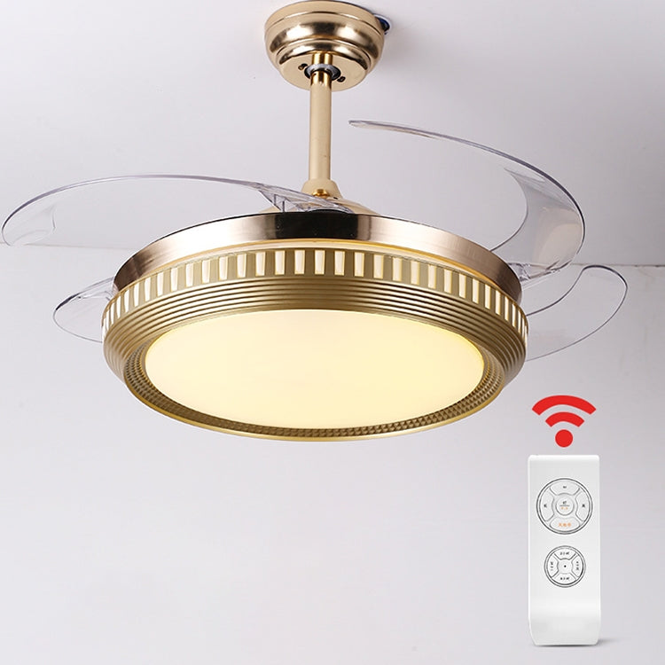 Modern Minimalist Invisible Ceiling Fan Lamp Living Room Dining Room Bedroom LED Remote Control Inverter Fan Lamp